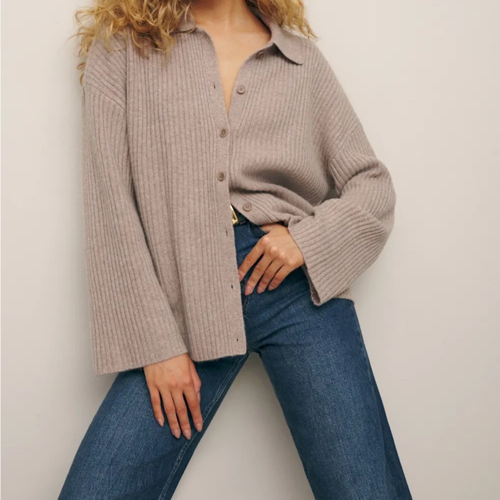 Fantino Cashmere Collared Cardigan